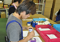 自社配送トラック